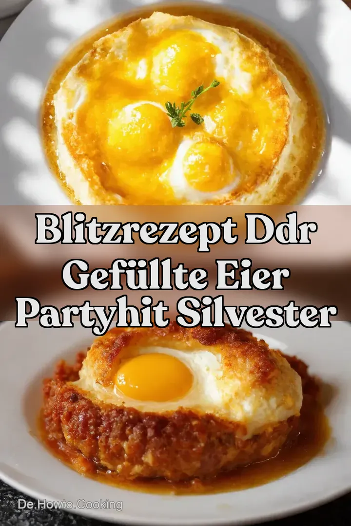 Blitzrezept DDR Gef&uuml;llte Eier PartyHit Silvester