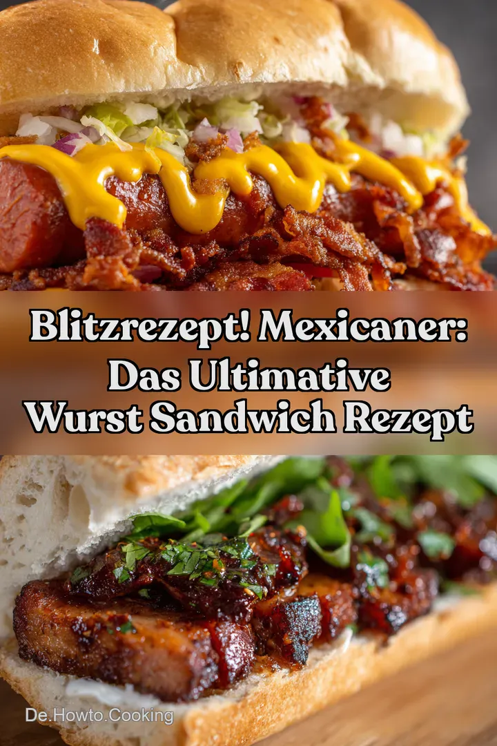 Blitzrezept! Mexicaner: Das ultimative Wurst Sandwich Rezept