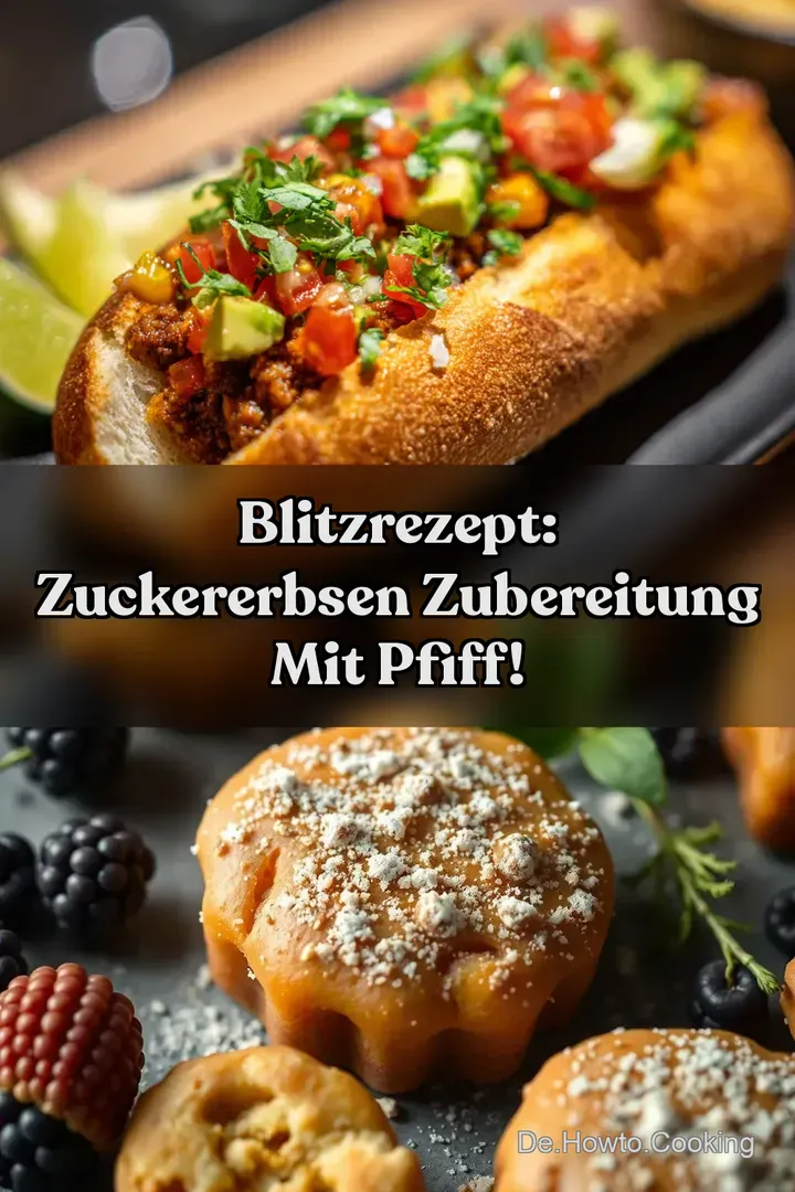 Blitzrezept: Zuckererbsen Zubereitung mit Pfiff!