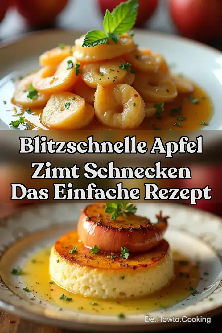 Blitzschnelle Apfel Zimt Schnecken Das einfache Rezept