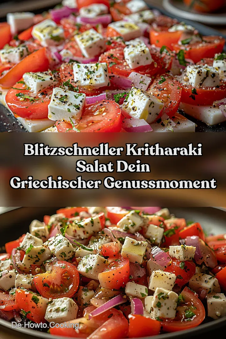 Blitzschneller Kritharaki Salat Dein griechischer Genussmoment