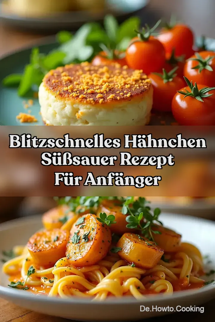 Blitzschnelles H&auml;hnchen S&uuml;&szlig;Sauer Rezept f&uuml;r Anf&auml;nger