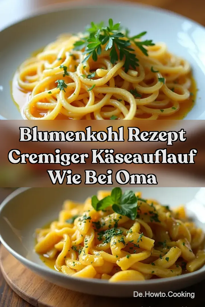 Blumenkohl Rezept Cremiger K&auml;seAuflauf Wie bei Oma