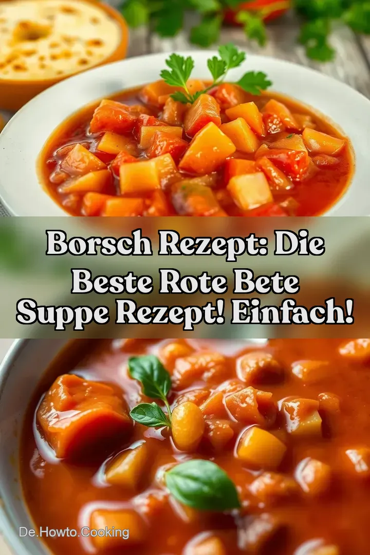 Borsch Rezept: Die Beste Rote Bete Suppe Rezept! Einfach!