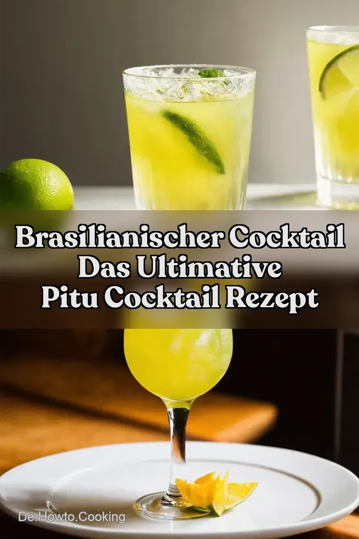 Brasilianischer Cocktail Das Ultimative Pitu Cocktail Rezept