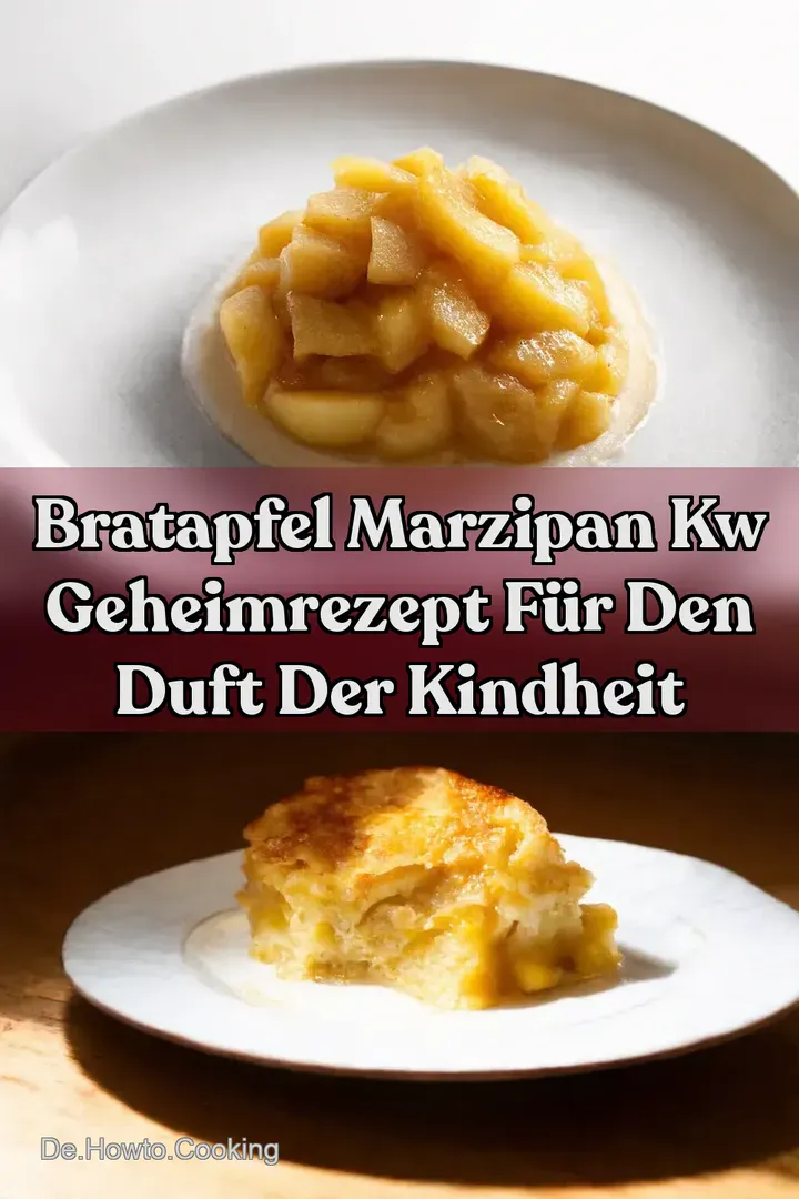 Bratapfel Marzipan kw Geheimrezept f&uuml;r den Duft der Kindheit