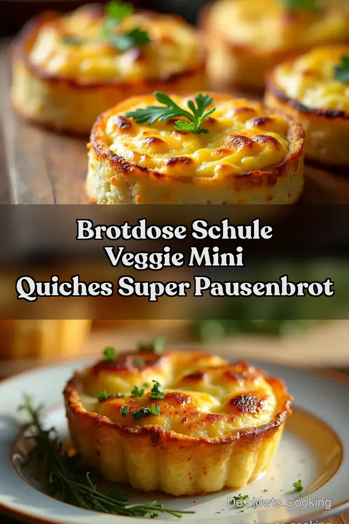 Brotdose Schule Veggie Mini Quiches Super Pausenbrot