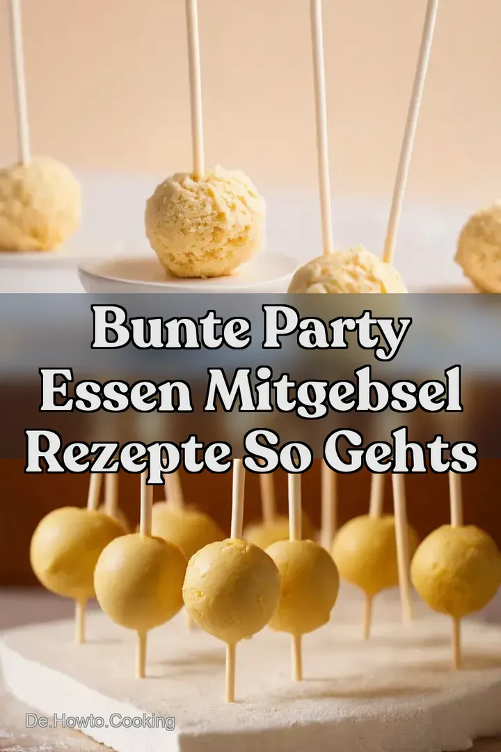 Bunte Party Essen Mitgebsel Rezepte So gehts