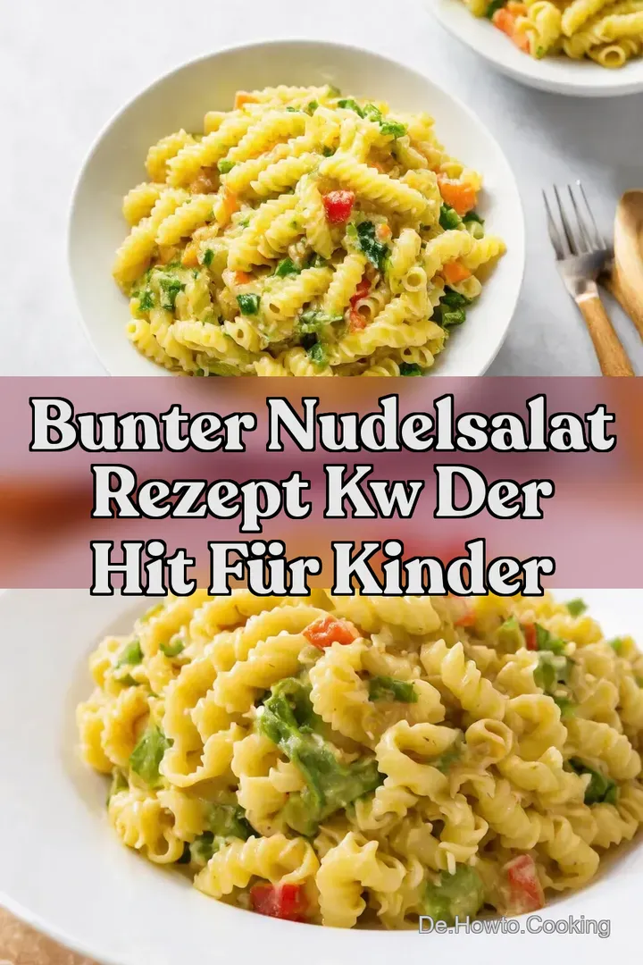 Bunter Nudelsalat Rezept kw Der Hit f&uuml;r Kinder