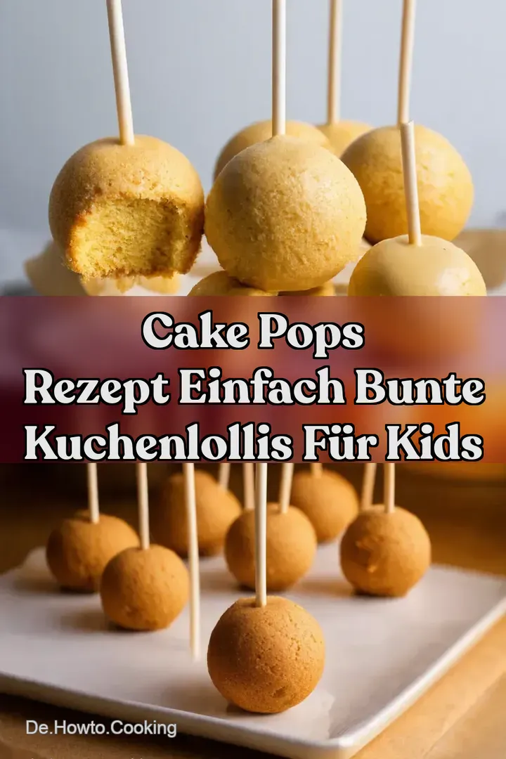 Cake Pops Rezept Einfach Bunte Kuchenlollis f&uuml;r Kids