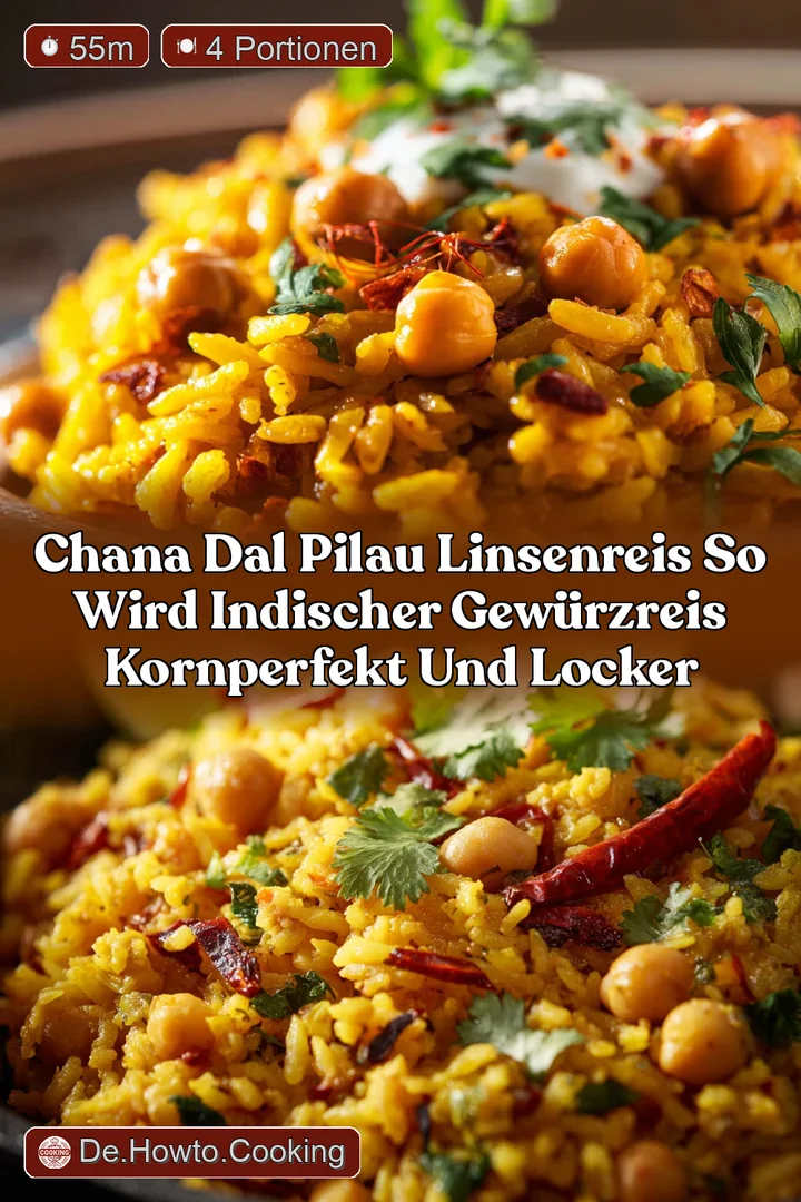 Chana Dal Pilau Linsenreis So wird indischer Gew&uuml;rzreis kornperfekt und locker