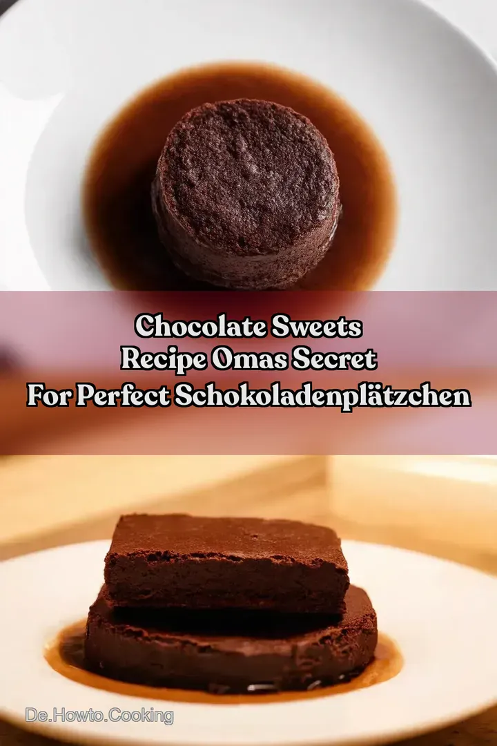 Chocolate Sweets Recipe Omas Secret for Perfect Schokoladenplätzchen