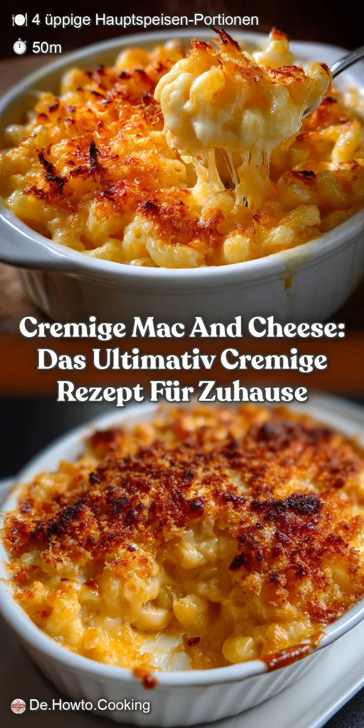 Cremige Mac And Cheese: Das ultimativ cremige Rezept f&uuml;r zuhause