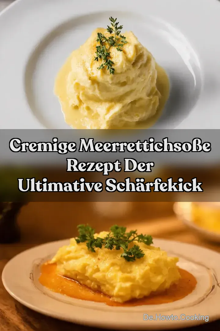 Cremige Meerrettichso&szlig;e Rezept Der ultimative Sch&auml;rfeKick