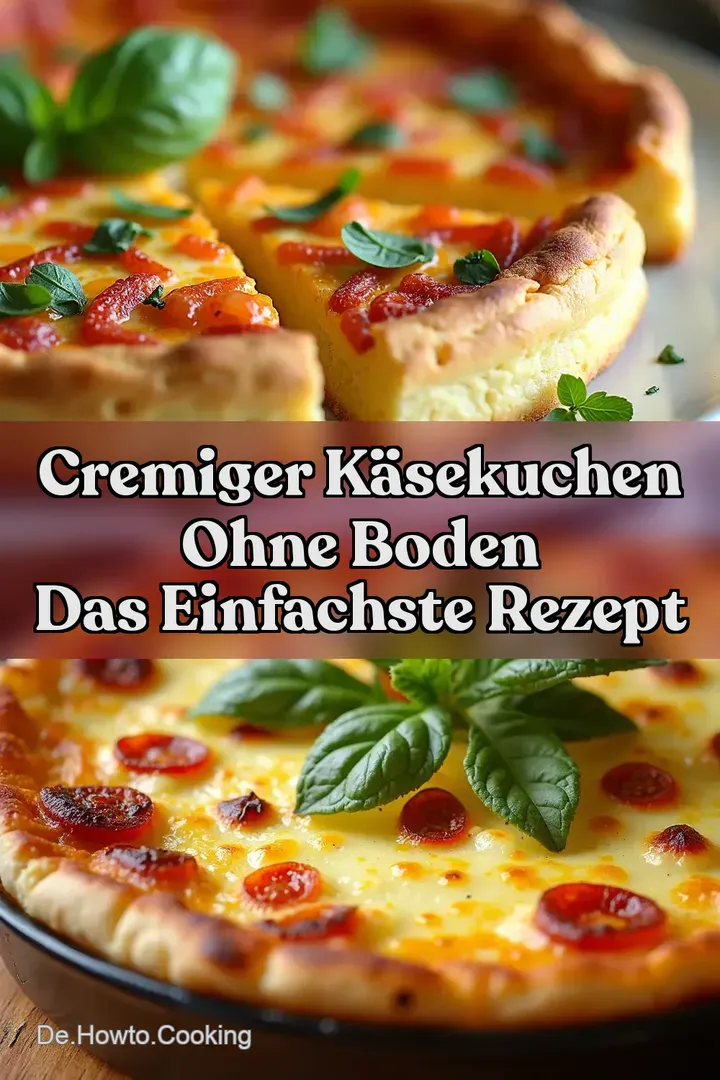 Cremiger K&auml;sekuchen ohne Boden Das Einfachste Rezept