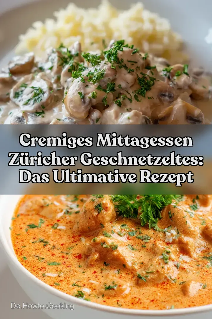 Cremiges Mittagessen Z&uuml;richer Geschnetzeltes: Das Ultimative Rezept