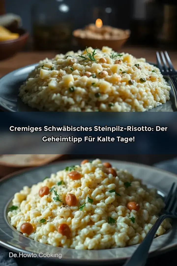 Cremiges Schwäbisches Steinpilz-Risotto: Der Geheimtipp für kalte Tage!