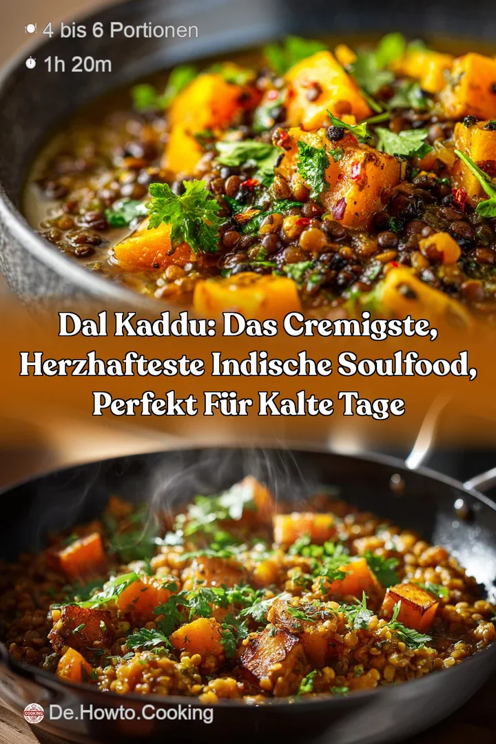 Dal Kaddu: Das cremigste herzhafteste Indische Soulfood perfekt f&uuml;r kalte Tage