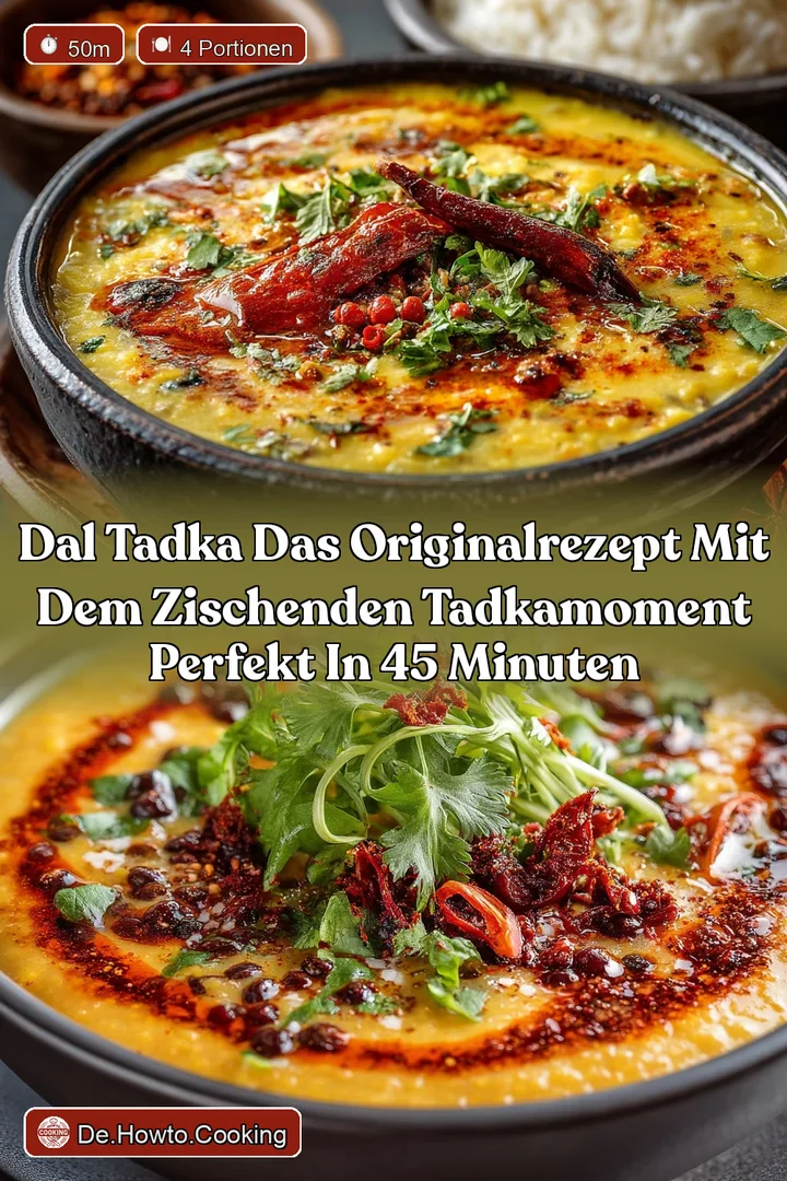 Dal Tadka Das OriginalRezept mit dem zischenden TadkaMoment perfekt in 45 Minuten