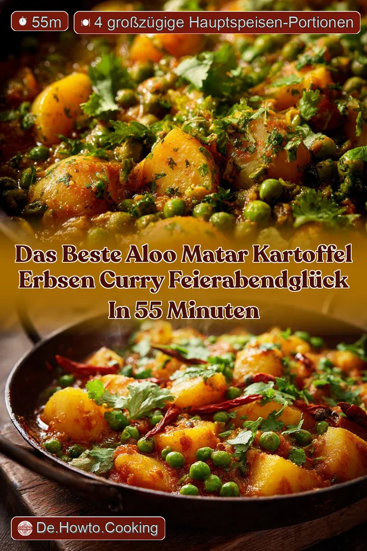 Das beste Aloo Matar Kartoffel Erbsen Curry FeierabendGl&uuml;ck in 55 Minuten