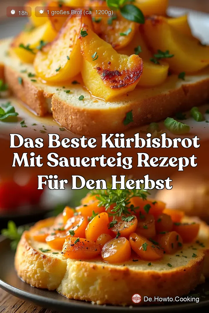 Das beste Kürbisbrot mit Sauerteig Rezept für den Herbst