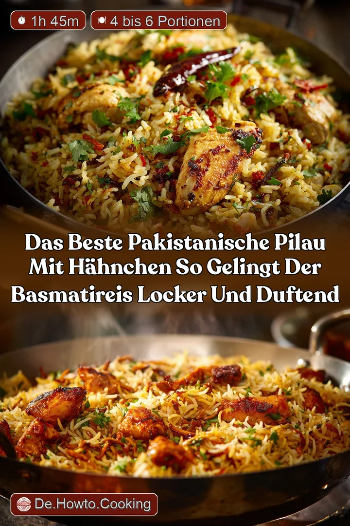 Das beste Pakistanische Pilau mit H&auml;hnchen So gelingt der BasmatiReis locker und duftend