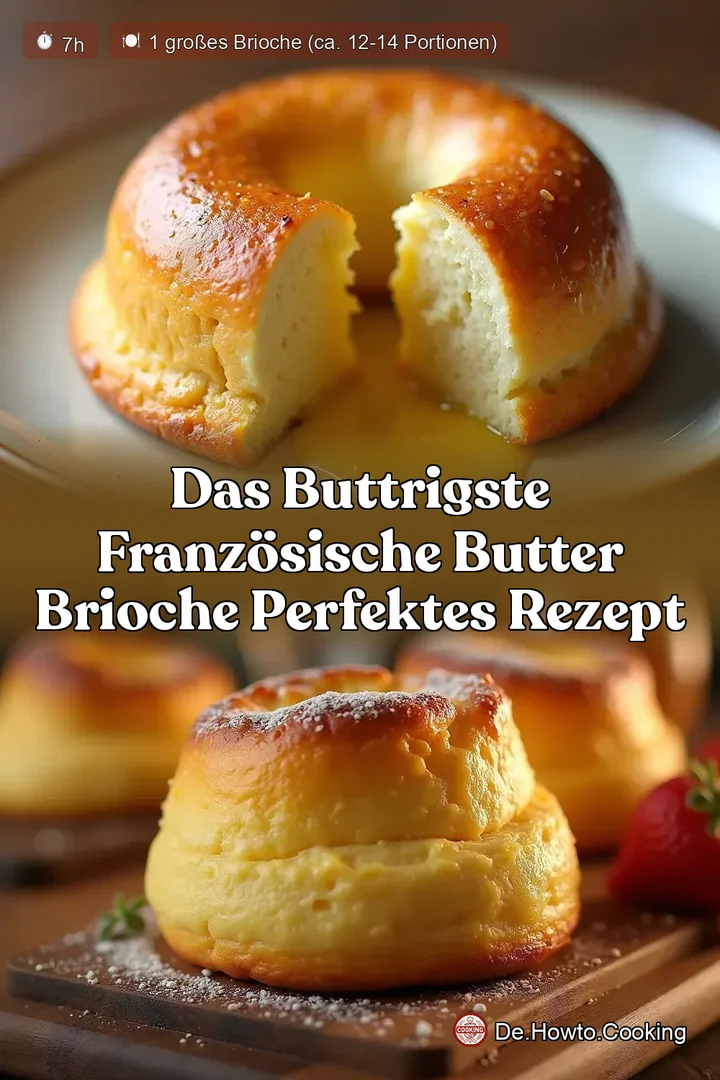 Das buttrigste Franz&ouml;sische Butter Brioche Perfektes Rezept