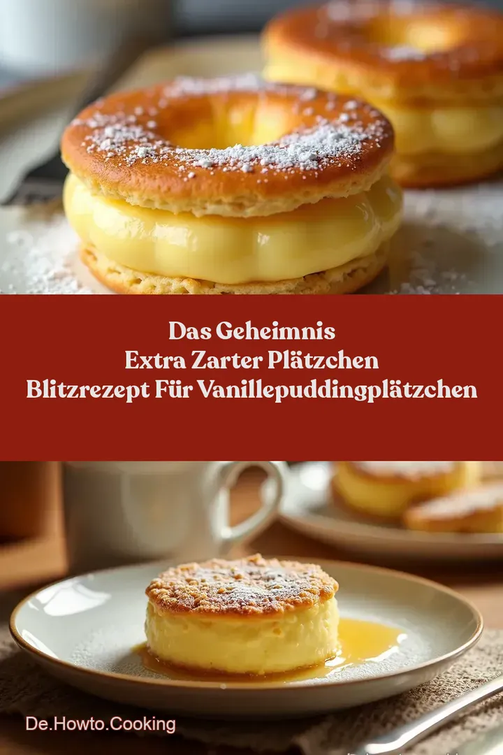 Das Geheimnis Extra Zarter Pl&auml;tzchen BlitzRezept f&uuml;r VanillePuddingPl&auml;tzchen
