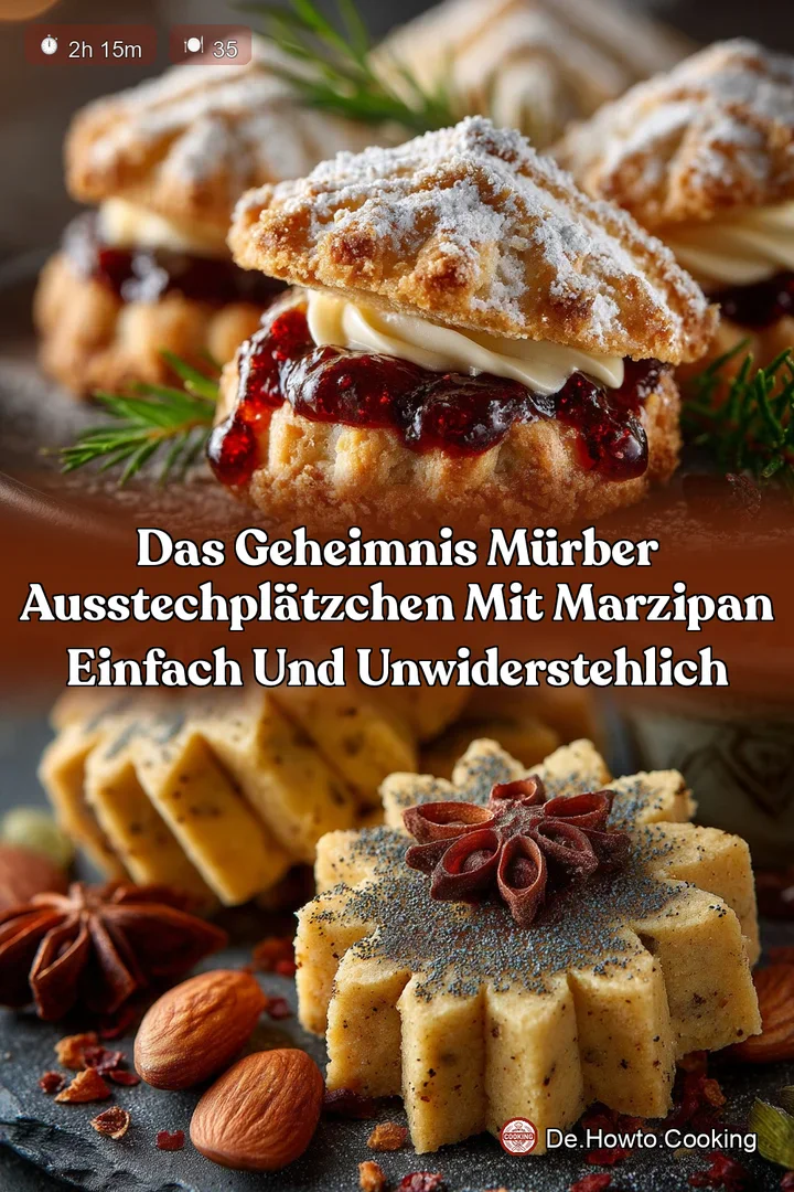 Das Geheimnis m&uuml;rber Ausstechpl&auml;tzchen mit Marzipan Einfach und unwiderstehlich