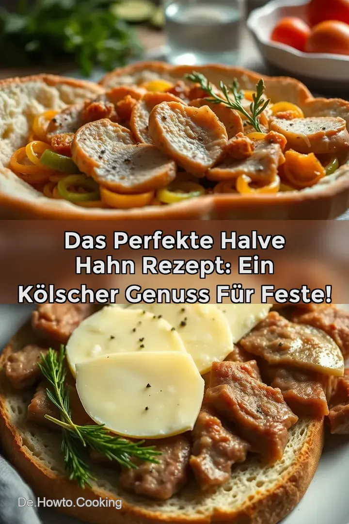 Das perfekte Halve Hahn Rezept: Ein kölscher Genuss für Feste!
