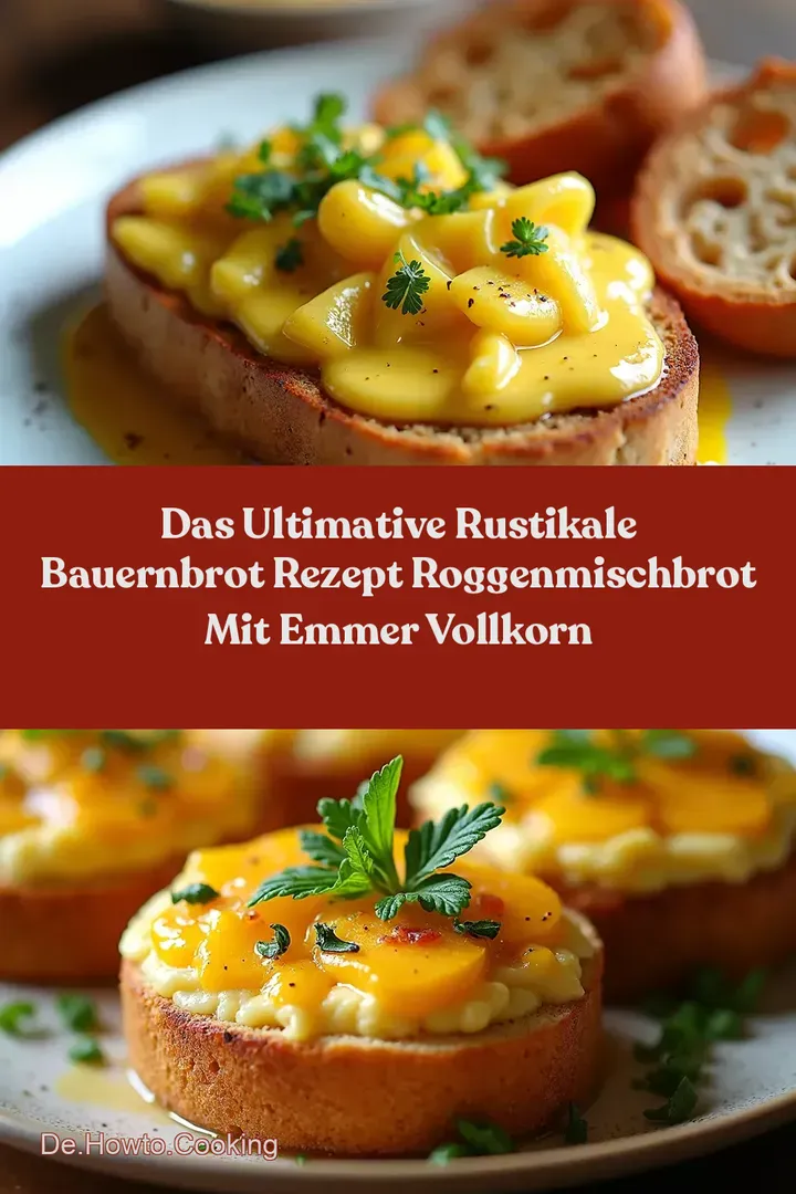 Das Ultimative Rustikale Bauernbrot Rezept Roggenmischbrot mit Emmer Vollkorn