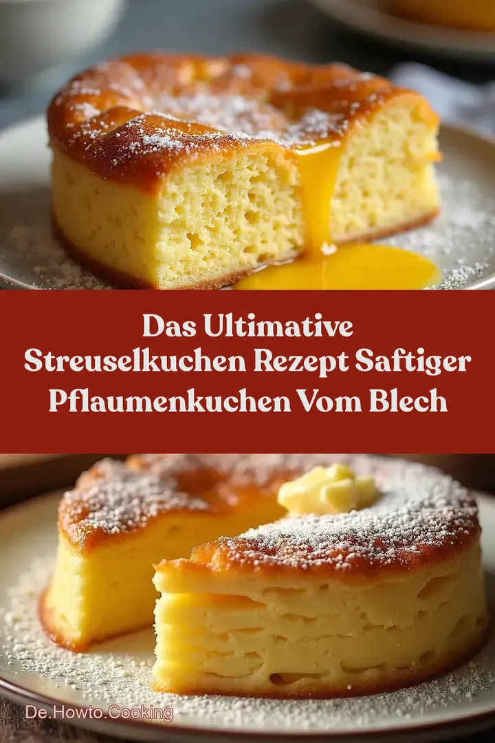 Das Ultimative Streuselkuchen Rezept Saftiger Pflaumenkuchen vom Blech