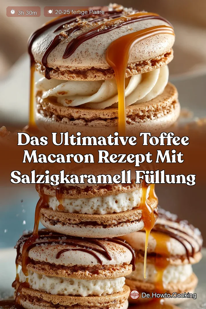 Das ultimative Toffee Macaron Rezept mit SalzigKaramell Füllung