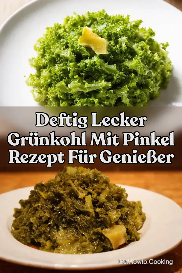 Deftig Lecker Grünkohl mit Pinkel Rezept für Genießer