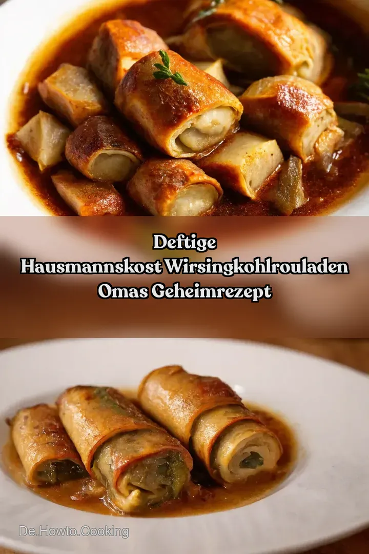 Deftige Hausmannskost Wirsingkohlrouladen Omas Geheimrezept