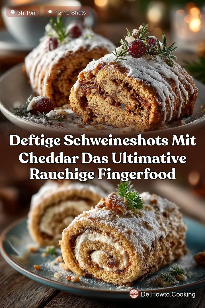 Deftige SchweineShots mit Cheddar Das ultimative rauchige Fingerfood