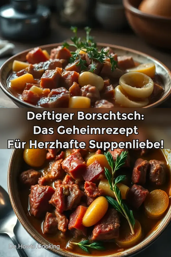 Deftiger Borschtsch: Das Geheimrezept f&uuml;r herzhafte Suppenliebe!