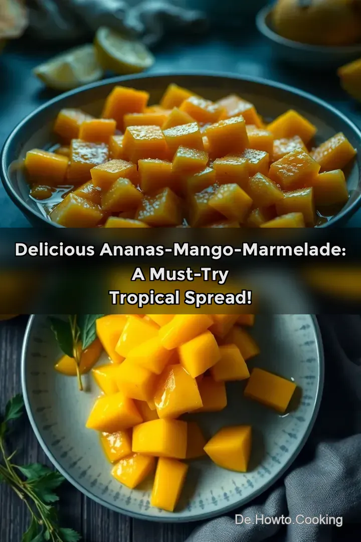 Delicious Ananas-Mango-Marmelade: A Must-Try Tropical Spread!