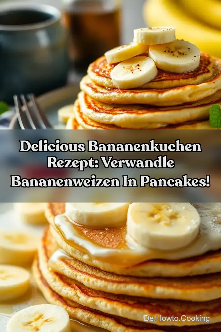 Delicious Bananenkuchen Rezept: Verwandle Bananenweizen in Pancakes!