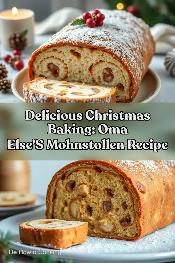 Delicious Christmas Baking: Oma Else&#039 s Mohnstollen Recipe