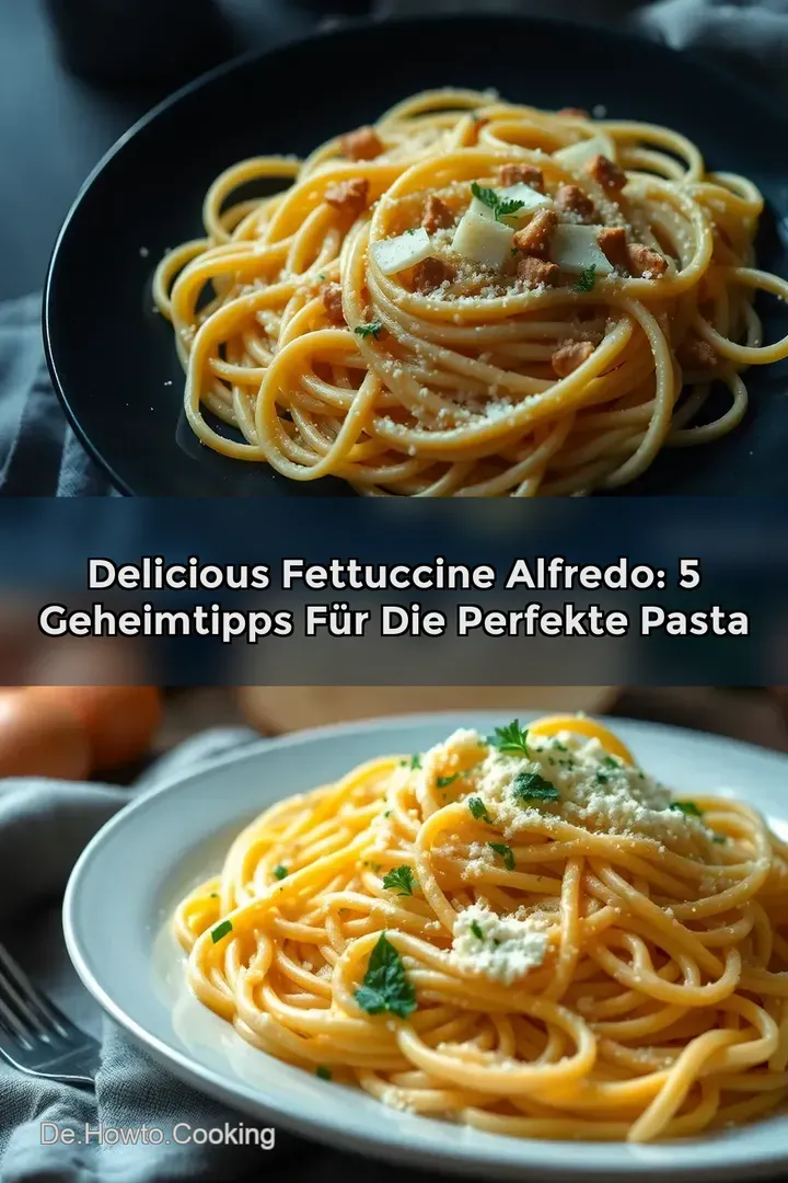 Delicious Fettuccine Alfredo: 5 Geheimtipps f&uuml;r die perfekte Pasta
