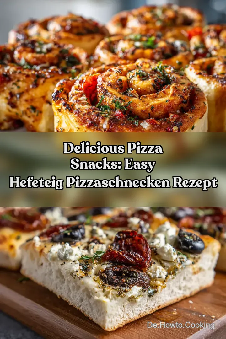 Delicious Pizza Snacks: Easy Hefeteig Pizzaschnecken Rezept