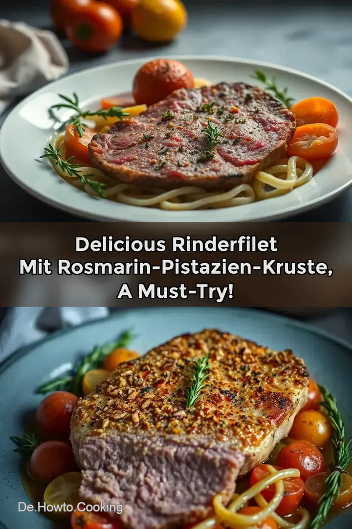 Delicious Rinderfilet mit Rosmarin-Pistazien-Kruste A Must-Try!