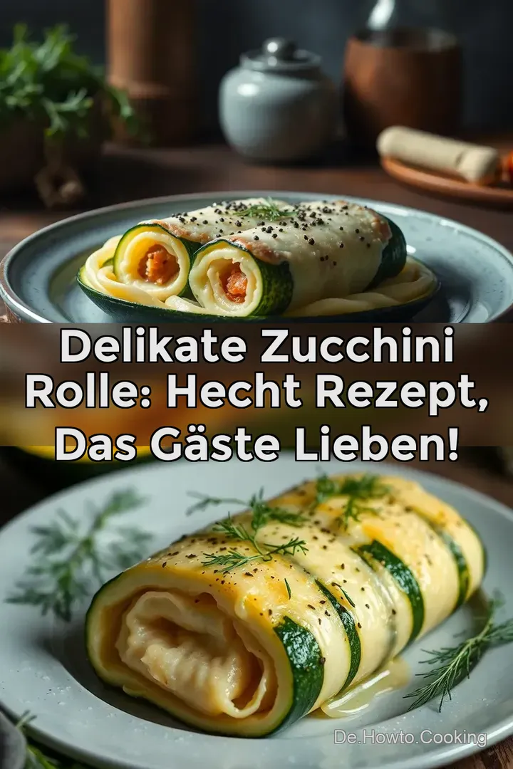 Delikate Zucchini Rolle: Hecht Rezept das Gäste lieben!