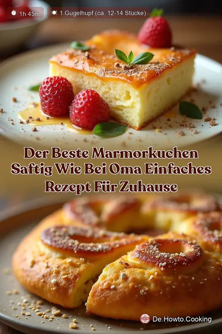 Der Beste Marmorkuchen Saftig wie bei Oma Einfaches Rezept f&uuml;r Zuhause
