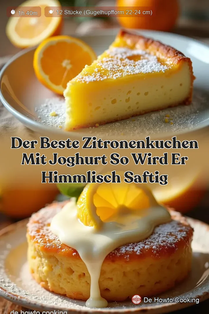 Der beste Zitronenkuchen mit Joghurt So wird er himmlisch saftig