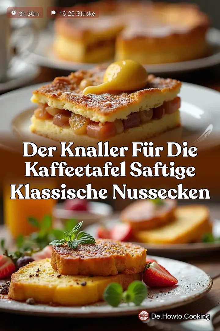 Der Knaller f&uuml;r die Kaffeetafel Saftige Klassische Nussecken