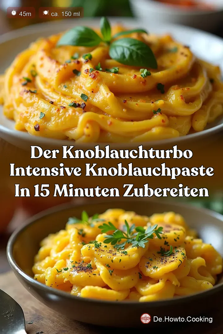 Der KnoblauchTurbo Intensive Knoblauchpaste in 15 Minuten zubereiten