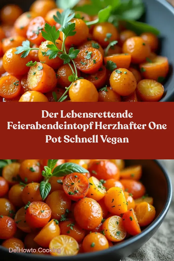 Der Lebensrettende FeierabendEintopf Herzhafter One Pot Schnell Vegan