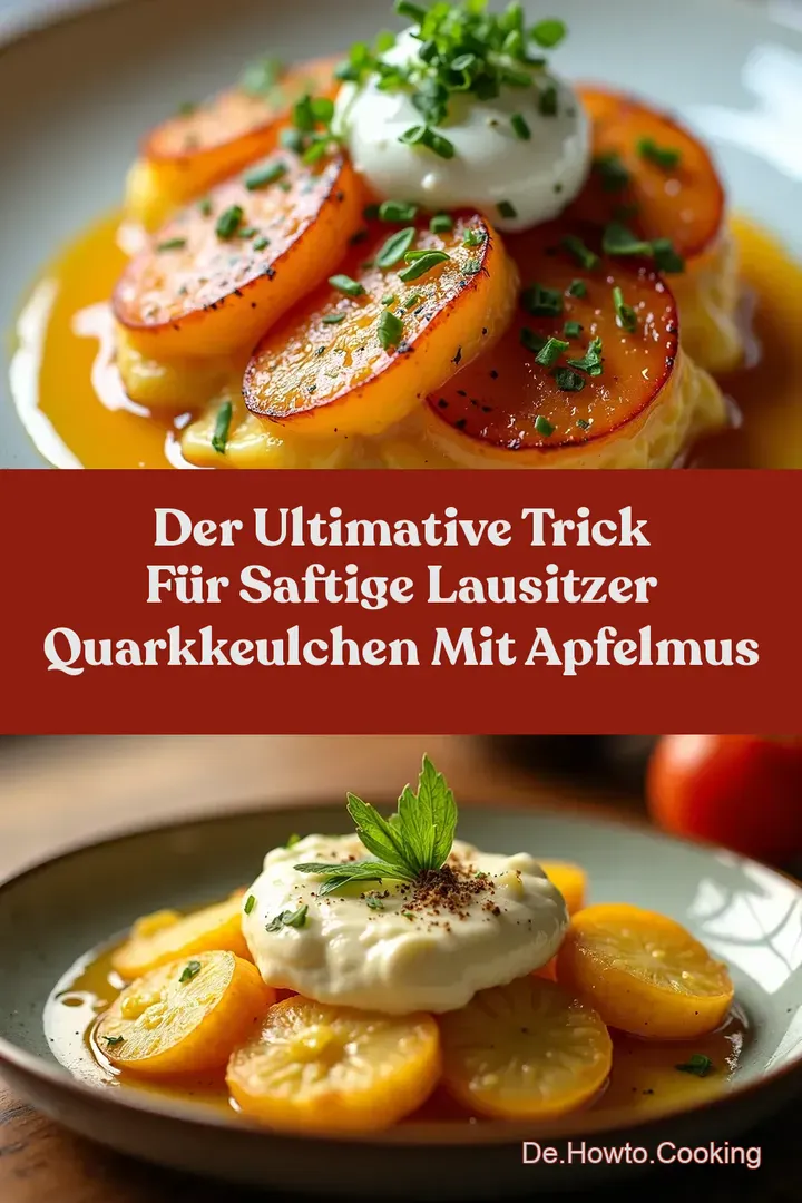 Der ULTIMATIVE Trick für Saftige Lausitzer Quarkkeulchen mit Apfelmus